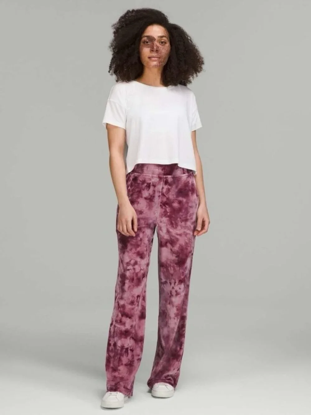 Lululemon Size 2 Velour Relaxed High-Rise Pant Interstellar Cassis Multi